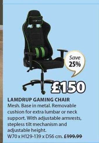 JYSK Lamdrup gaming chair offer