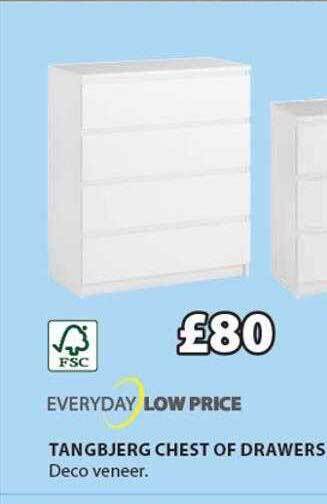 JYSK Tangbjerg chest of drawers offer