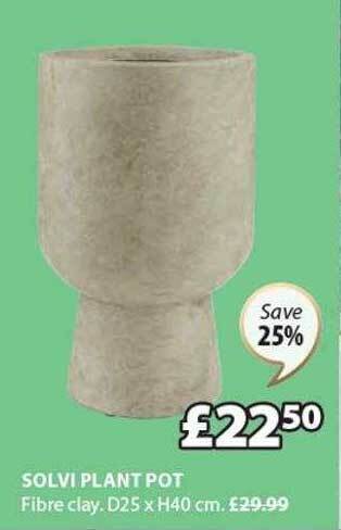 JYSK Solvi plant pot offer