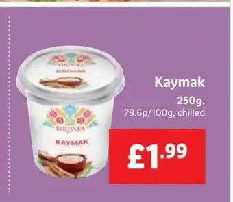 Lidl Kaymak offer