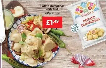 Lidl Potato dumplings with pork offer