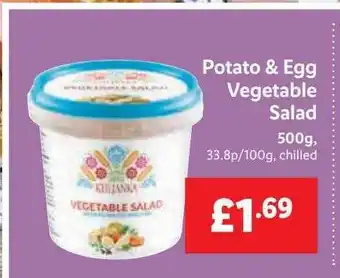 Lidl Potato & egg vegetable salad offer