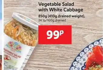 Lidl Vegetable salad with white cabbage offer