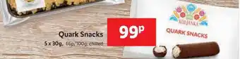 Lidl Quark snacks offer