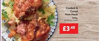 Lidl Cooked & cured ham hock offer