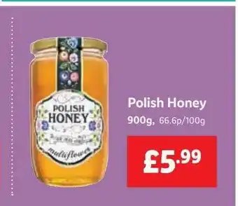 Lidl Polish honey offer