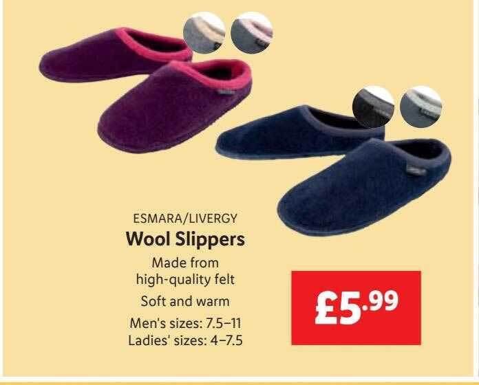Livergy slippers deals