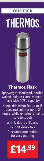 Lidl Thermos flask offer