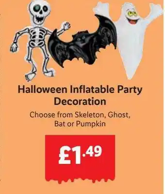 Lidl Halloween inflatable party decoration offer