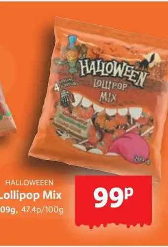 Lidl Halloween lollipop mix offer