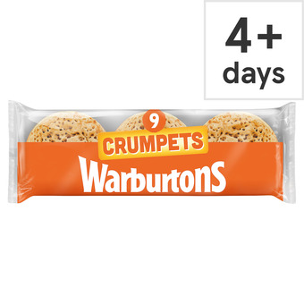 Tesco Warburtons crumpets 9pk offer
