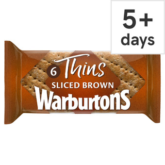 Tesco Warburtons 6 brown sandwich thins offer