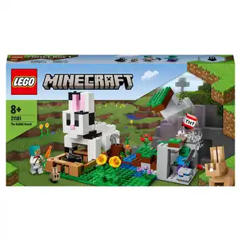 Tesco Lego minecraft rabbit ranch 21181 offer