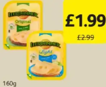 Londis Leerdammer Original or Leerdammer Slight 160g offer