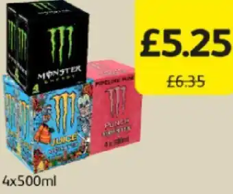 Londis Monster 4x500ml offer