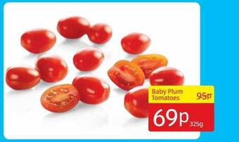 Aldi Baby plum tomatoes offer