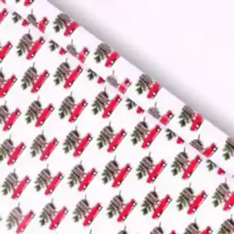 TK Maxx Multicolour christmas tree car gift wrap 76x1220cm offer
