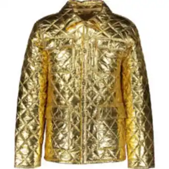 TK Maxx Metallic gold quilted jacket offer