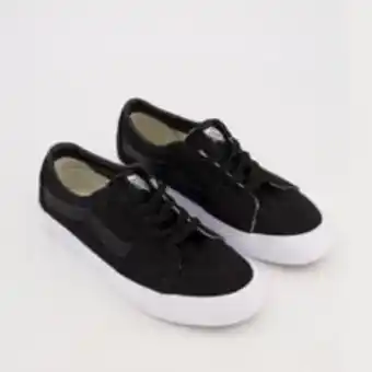 TK Maxx Black & white leather sk8 low trainers offer