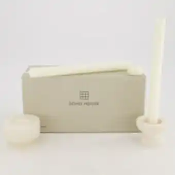 White oresund candle holder set