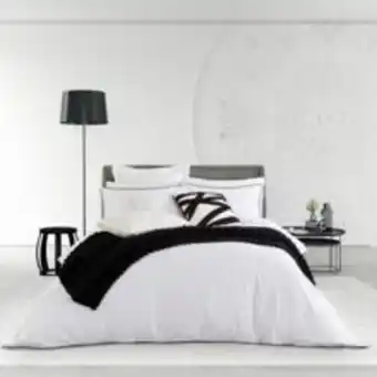 TK Maxx Superking white & black duvet cover set 180tc offer