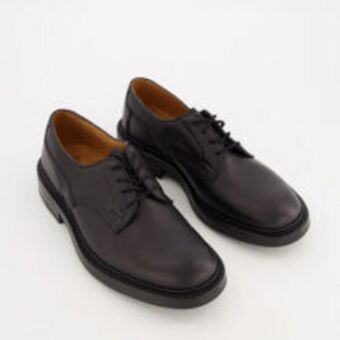 TK Maxx Black leather derby shoes offer