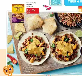 Aldi Crunchy nacho fajita kit offer