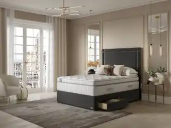 Bensons for Beds Igel advance 4400i plush top divan bed set on glides offer