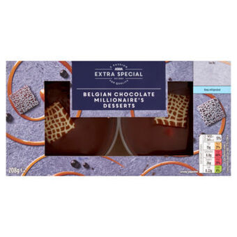 Asda Asda extra special 2 belgian chocolate millionaire's desserts offer