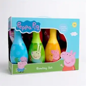 Home Bargains Peppa pig: bowling set offer