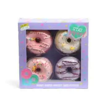 Home Bargains Donut shaped novelty bath fizzers offer