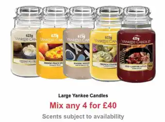 Large yankee candles