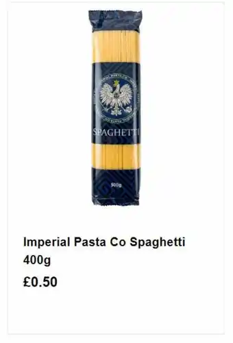 Imperial pasta co spaghetti 400 g