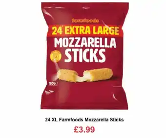 Farmfoods 24 xl farmfoods mozzarella sticks offer