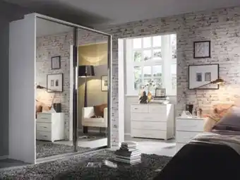 Bensons for Beds Lorenzo 2 door sliding wardrobe with 2 mirrors offer