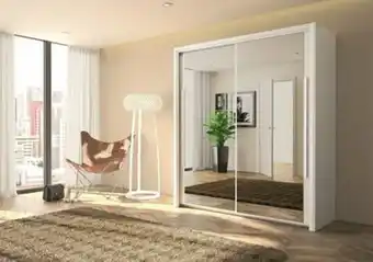 Bensons for Beds Bergen 2 door sliding wardrobe offer