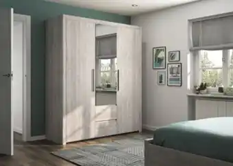 Bensons for Beds Bergen 3 door hinged wardrobe offer