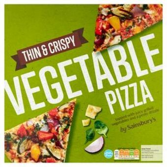 Sainsbury's Sainsbury's vegetable pizza 390g offer