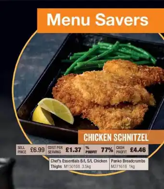 Booker Wholesale Chicken schnitzel offer