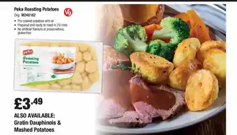 Booker Wholesale Gratin dauphinois & mashed potatoes offer