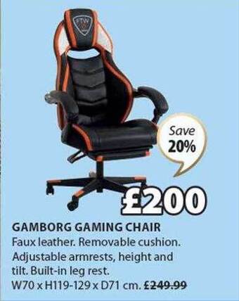 JYSK Gamborg gaming chair offer