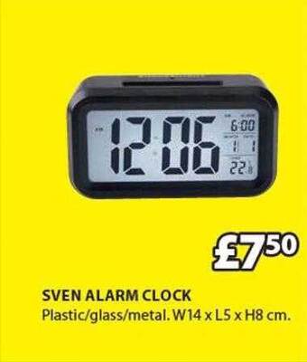 JYSK Sven alarm clock offer