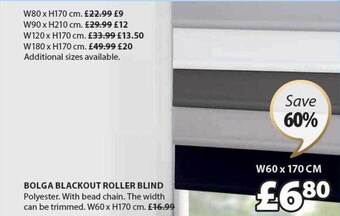 JYSK Bolga blackout roller blind offer