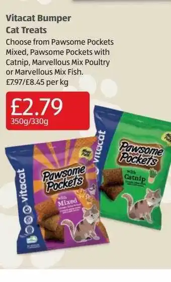 Aldi Vitacat bumper cat treats offer