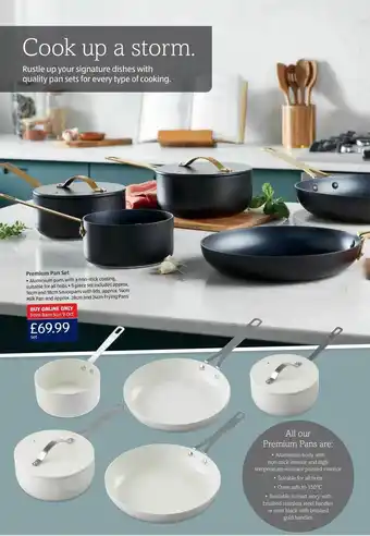 Aldi Premium pan set offer