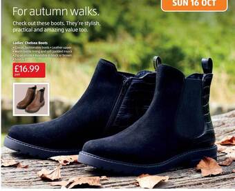 Aldi Ladies' chelsea boots offer