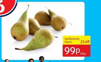 Aldi Conference pears offer