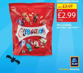Aldi Celebrations pouch offer