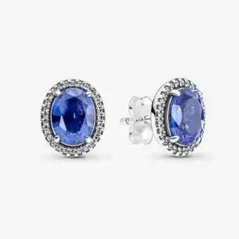 Pandora Sparkling statement halo stud earrings offer