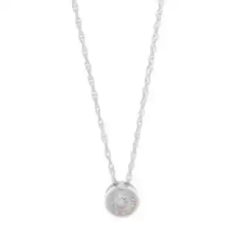 TK Maxx 9ct white gold 0.10ct diamond pendant necklace offer
